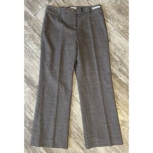 PENDLETON 100% Virgin Wool Gray High-rise Trousers Dress Pants‎ Size 14